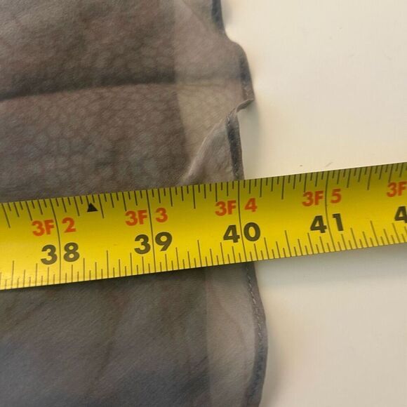 Carmen Marc Valvo Silk Halter Dress Size 6 Gray Whimsigoth Y2K Empire Waist - Picture 14 of 15